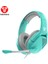 Yeşil Fantech MH86 Oyun Kulaklığı Stereo Kulak Üstü 3.5mm Fiş Kablolu Kulaklık Dizüstü Bilgisayar Ps4 Ps5 Xbox One Gamer Için Mikrofon ile (Yurt Dışından) 1