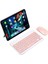 Sarı 7 Inç Şarj Edilebilir Bluetooth Kablosuz Mini Klavye Pc Dilsiz Oyun Anahtarı Telefon IPad Tablet Barebone Klavyeler Için Taşınabilir Daktilo (Yurt Dışından) 2