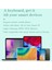 Sarı 7 Inç Şarj Edilebilir Bluetooth Kablosuz Mini Klavye Pc Dilsiz Oyun Anahtarı Telefon IPad Tablet Barebone Klavyeler Için Taşınabilir Daktilo (Yurt Dışından) 4