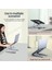 N8 Yükseltme Gümüş Nuoxı N8 Taşınabilir Dizüstü Standı Macbook Tablet Dizüstü Bilgisayar Için Alüminyum Alaşım Soğutma Pedi Akıllı Lenovo Için Kolay Katlanabilir Tutucu (Yurt Dışından) 4