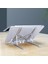 Gümüş L Dizüstü Bilgisayar Standı Masaüstü Kaldırma Raf MacBook Taşınabilir Yükseklik Ayarı Artan Isı Dağıtımı Braketi Alüminyum Alaşımlı Katlanabilir (Yurt Dışından) 5