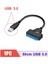 50 cm USB 3.0 Yeni USB Sata 3 Kablo Sata USB 3.0 Adaptörüne Kadar 6 Gbps Desteği 2.5 Inç Harici SSD HDD Sabit Sürücü 22 Pin Sata Iıı A25 2.0 (Yurt Dışından) 1