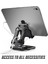 Siyah Supcase Taşınabilir Ayarlanabilir Masa Montaj Tutucu Dock iPhone iPad Air Pro Mini, Galaxy Tab, Nintendo Switch ve Daha Fazlası Için 4-13'' (Yurt Dışından) 4