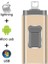 Altın 64GB Otg USB Flash Sürücü Apple iPhone iPad Ipod Mobil Için USB Flash Disk USB Sopa Flash Kalem Sürücü 128G 64GB 32GB 16GB USB Flash 3.0 (Yurt Dışından) 1