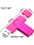 Mor 64GB Metin Bana Yüksek Hızlı USB Flash Sürücü 16GB 32GB Pendrive 4gb 8gb 64GB USB Flash Sürücü Bilgisayar/android Telefon Için (Yurt Dışından) 5