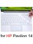 Renkli 2018-2020 Klavye Kapağı Hp Pavilion 14 Plus 14X360 14 Inç Ab Al Dv Dw Dy Ba Bf CD Ce Silikon Koruyucu Kılıf Aksesuarları (Yurt Dışından) 5