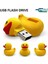 F 128MB USB Flash Sürücü 32GB Флешка Penfrive Lastik Ördek Sarı 64GB Hafıza Çubuğu 4g 8g 16G Kalem Sürücü USB Hediye Karikatür U Disk Usb2.0 (Yurt Dışından) 2