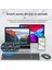 Gümüş Fare Yok Kablosuz Bt Klavye Üç Modlu Sessiz Tam Boyutlu Klavye ve Fare Kombinasyonu Dizüstü Dizüstü Masaüstü Pc Tablet Için Set (Yurt Dışından) 5