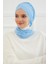 Çapraz Dikim Fularlı Tasarım Şifon Hazır Türban,bordo,ht-48 1