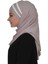 Aishas Design Çoklu Çapraz Dikim Renkli Şerit Pratik Penye Şal 4