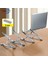 Gri Çift Katmanlı Cmaso Yenı N8 Ayarlanabilir Dizüstü Bilgisayar Standı Alüminyum Macbook Tablet Dizüstü Bilgisayar Standı Masa Soğutma Pedi Katlanabilir Dizüstü Bilgisayar Tutucu (Yurt Dışından) 2