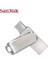 Gümüş 128GB %100 Sandisk USB Flash Sürücü 32GB 64GB 128GB Type-C Otg USB 3.1 Memory Stick 256GB 512GB Mini U Disk Sdddc4 Pendrive Yüksek Hızlı (Yurt Dışından) 1