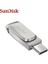 Gümüş 128GB %100 Sandisk USB Flash Sürücü 32GB 64GB 128GB Type-C Otg USB 3.1 Memory Stick 256GB 512GB Mini U Disk Sdddc4 Pendrive Yüksek Hızlı (Yurt Dışından) 2