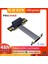 30 cm Çift 90 Derece Sağ Açı Pcıe 3.0 X1 To X1 Uzatma Kablosu R11SL-TL 8g/bps Yüksek Hızlı Pcı Express 1x Yükseltici Kart Şerit Genişletici (Yurt Dışından) 1