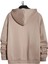 Grımy Los Angels Baskılı Bej Oversize Sweatshirt 2