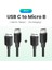 Pvc USB C -2pcs 3 M Ugreen USB C - Mikro B 3.0 Kablosu 5 Gbps 3A Hızlı Veri Senkronizasyon Kablosu Macbook Sabit Disk Disk HDD SSD Durumda USB Tip C Mikro B Kablo (Yurt Dışından) 1