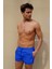 Erkek Kısa Deniz Şort C12202 Saks 2