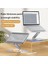 H06-GÜMÜŞ (Döndürme) Dizüstü Bilgisayar Tutucu Tablet Standı Ayarlanabilir 360° Döndürme Dizüstü Bilgisayar Braketi Teleskopik Ofis Çalışma Braketi Destek Çerçevesi Alüminyum Alaşımlı (Yurt Dışından) 2