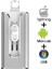 Gümüş 64GB Otg USB Flash Sürücü Apple iPhone iPad Ipod Mobil Için USB Flash Disk USB Sopa Flash Kalem Sürücü 128G 64GB 32GB 16GB USB Flash 3.0 (Yurt Dışından) 1