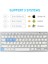 Siyah Arapça Taşınabilir Mini Kablosuz Bluetooth Klavye Rusça ve Ingilizce Çoklu Dil Desteği Tablet Bilgisayar Ios Windows Android Sistemi (Yurt Dışından) 2