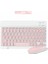 Pembe Km Tablet Kablosuz Klavye Ios Için Android Windows iPad Için Samsung Xiaomi Huawei Teclado Bluetooth Uyumlu Klavye ve Fare (Yurt Dışından) 1