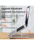 Plastik Siyah Femoro Dizüstü Bilgisayar Standı Katlanabilir Taşınabilir Dizüstü Bilgisayar Standı 7 Açılı Ayarlanabilir Tablet Standı 10 Ila 15,6 Inç Macbook Pro Lenovo Dell (Yurt Dışından) 3