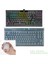 K65 Mini Mavi Silikon Klavye Kapağı Koruyucu Cilt Corsaır K70 Tkl 2022 2021 Rgb Tkl K65 Mini (Yurt Dışından) 3