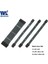 Beyaz-Siyah 100MM Winkool Dişi - Erkek 18AWG Kollu Psu Uzatma Güç Kablosu / Kablo Kitleri 1x Atx 24P Cpu 8p 2x Pcı-E 8p (Yurt Dışından) 3