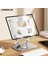 Gümüş Tablet Braketi Standı 360° Dönen Delikli IPad iPad Samsung Xiaomi Huawei Için 4,7-12 Inç Tablet Için Katlanabilir Stand (Yurt Dışından) 2