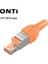 Cat8-Orange 1 Adet Onti Cat8 /cat7 /CAT6A RJ45 Konektörü, Aletsiz Korumalı Endüstriyel Ethernet Kristal Kafa Alan Sonlandırma Fişi - 40GBPS (Yurt Dışından) 1