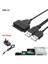 USB 2.0 Ingiltere Sata USB 3.0 Kablosu Güç Kaynağı Adaptörü 2.5 3.5 Inç Sabit Disk Disk Harici Konnektör SSD HDD 22PIN Adaptör Sata A USB (Yurt Dışından) 1