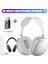P9-Beyaz T7 Adaptörü P9 Pro Kablosuz Bluetooth Kulaklıklar Mikrofonlu Stereo Kulak Içi Spor Oyun Kulaklıkları Cep Telefonu Laptop Tv Ps4 Için Destek Tf (Yurt Dışından) 1