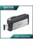 Siyah 16GB Sandisk USB Flash Sürücü Kalem Sürücü Disk Çift Sürücü USB 32GB Memory Stick Tip-C Otg USB 3.1 16G 64GB 128GB Yüksek Kaliteli USB Stick (Yurt Dışından) 1