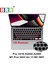 Pro 14 16 Hava 13 Rusça Silikon Klavye Kapak Macbook Air 12 13 14 15 16 Pro Dokunmatik Çubuk A1932 A2338 A1706 A2159 A2485 A2681 Koruyucu Cilt (Yurt Dışından) 2