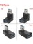 Dowm 5 Adet 1/2/5 Adet USB 3.0 A Erkek Dişi Adaptör Konnektörü Fiş Kablosu Uzatma Genişletici 90 Derece Açı Çoğaltıcı Dizüstü Bilgisayar Için (Yurt Dışından) 2