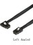 Aşağı 50CM 90 Derece Sağ Sol Aşağı Açı L Tipi Sata Kablosu Mini Sas Kablosu Mini Sas 36P - 36 Pin SFF-8087 - SFF8087 Hd Veri Kablosu 0.5m (Yurt Dışından) 4