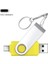 Sarı Type-C 128GB Metal Otg 2 In 1 Kalem Sürücü 64GB Mikro USB Bellek Çubuğu 32GB Pendrive 16GB Type-C Adaptör USB Flash 8gb Cle USB Flash Sürücü 4gb (Yurt Dışından) 1