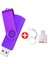 Mor 64GB Özel Logo Renkli Otg 2.0 USB Flash Sürücü 8gb 16GB 32GB 64GB USB Sopa Kalem Sürücü Akıllı Telefon/dizüstü Bilgisayar Için Yüksek Hızlı Pendrive (Yurt Dışından) 1