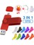 Mor 64GB Özel Logo Renkli Otg 2.0 USB Flash Sürücü 8gb 16GB 32GB 64GB USB Sopa Kalem Sürücü Akıllı Telefon/dizüstü Bilgisayar Için Yüksek Hızlı Pendrive (Yurt Dışından) 2