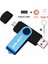 Mavi 64 GB Jaster 3 In 1 USB Flash Sürücü Type-C Adaptörleri Hediyeler Kalem Sürücü Otg Memory Stick U Disk Android Smartphone Pc Için 16G 32G 64 GB (Yurt Dışından) 1