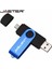 Mavi 64 GB Jaster 3 In 1 USB Flash Sürücü Type-C Adaptörleri Hediyeler Kalem Sürücü Otg Memory Stick U Disk Android Smartphone Pc Için 16G 32G 64 GB (Yurt Dışından) 2