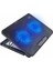 N99 Çift Fanlı Laptop Soğutucu Mavi LED Işıklı Ayarlanabilir Dizüstü Notebook Bilgisayar Stand 17" Uyumlu 1