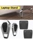 2 Adet (Metal) Metal Katlanabilir Dizüstü Bilgisayar Standı Evrensel Kaymaz Braketi Desteği Macbook Pro Air Lenovo Dizüstü Dizüstü Bilgisayarlar Için Montaj Tutucu Ayaklar (Yurt Dışından) 2