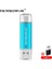 Gök Mavisi 128 GB 3 In 1 Otg Kalem Sürücü Tip-C 16 GB 32 GB 64 GB Flaş Usb2.0 Memory Stick Flaş Pendrive 128 GB 256G 512G Cle U Disk Kalem Hediye (Yurt Dışından) 1