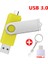 Sarı 32GB Type-C USB 3.0 Flash Sürücüler 128GB Otg 3'ü 1 Arada Kalem Sürücü 64GB 256GB Pendrive 512GB Cle USB Bellek Anahtar USB Stick Telefon Için USB 3.0 (Yurt Dışından) 1