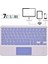 Sarı-10 Inç Touchpad Kablosuz Bluetooth Klavye Ipad iPhone Samsung Huawei Xiaomi Tablet Cep Telefonu Pc Bilgisayar Için Taşınabilir Mını Tuş Takımı (Yurt Dışından) 2