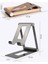 Çift Kat Altın Metal Masaüstü Tablet Tutucu Masa Mobil Katlanabilir Uzatın Destek Masası IPhone IPad Için Cep Telefonu Tutucu Standı Ayarlanabilir Standlar (Yurt Dışından) 4