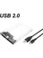 USB 2.0 USB Type-C 2.0/3.0/3.1 Şeffaf Araç Ücretsiz 2.5 Inç Gen2 10/5gbps Sata Iıı Harici Sabit Disk HDD Muhafaza SSD Kasa Kutusu Uasp (Yurt Dışından) 2