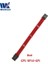 Kırmızı 700MM Winkool Atx Eps Cpu 8pın Dişi - Erkek 4 + 4pin 18AWG Psu Kollu Uzatma Güç Kablosu / Beyaz Siyah Kılıflı Kablo (Yurt Dışından) 1