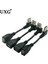 Aşağı 100 cm 10 cm 20 cm USB 2.0 A Erkek Kadın 90 Açılı Uzatma Adaptör Kablosu Usb2.0 Erkek Kadın Sağ/sol/aşağı/yukarı Siyah Kablo Kablosu (Yurt Dışından) 2